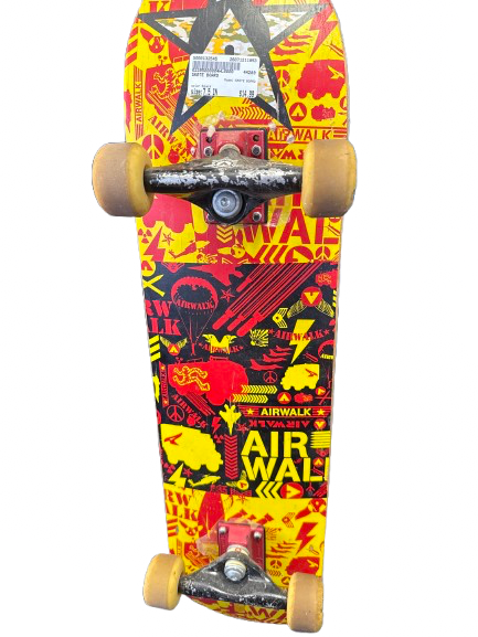 Vist Large View of Product Image Which is Used SKATE BOARD Complete Skateboard Black 7 1/2"