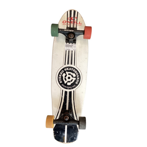 Vist Large View of Product Image Which is Used STEREO Complete Skateboard White Regular