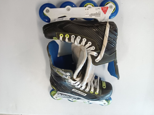 Vist Large View of Product Image Which is Used Bauer XR Senior Rec Fitness Skates Black Senior 5