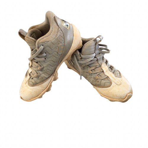 Vist Large View of Product Image Which is Used Under Armour BRYCE HARPER BB/SB Cleats Grey Junior 03