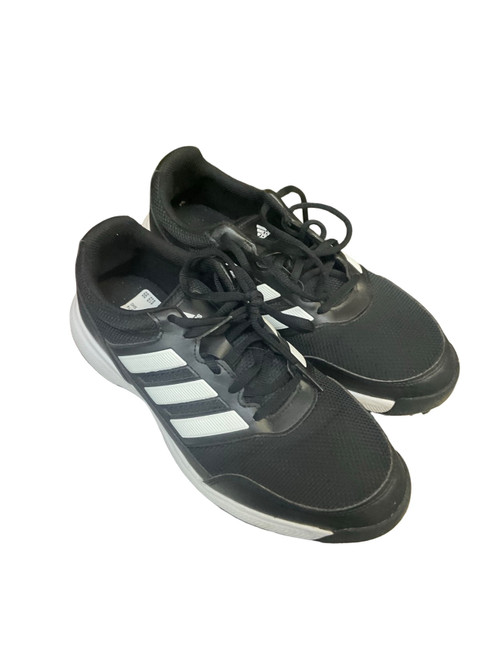 Vist Large View of Product Image Which is Used Adidas Mens Golf Shoes Black Senior 7.5