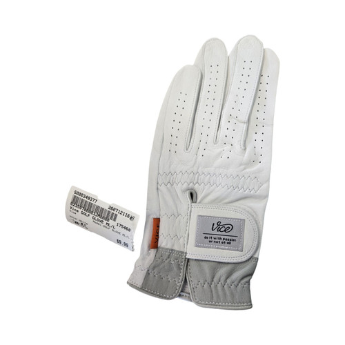 Vist Large View of Product Image Which is Used Vice GOLF GLOVE ML/L Mens Golf Glove White M/L