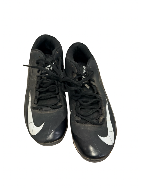 Vist Large View of Product Image Which is Used Nike ALPHA MENACE 4 SHARK 719952-002 Mens Football Cleats Black Size 8