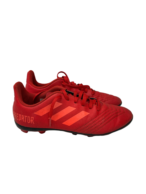 Vist Large View of Product Image Which is Used Adidas Soccer Cleats Red Junior 04.5