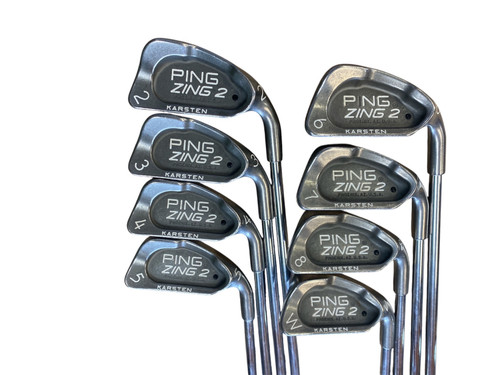 Vist Large View of Product Image Which is Used Ping ZING 2 BLK DOT Mens Iron Set RH 2I-PW