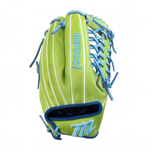 Vist Large View of Product Image Which is Used Marucci ASCENSION SERIES BB/SB Glove RH Throw Green 11 3/4"