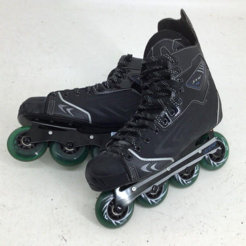 Vist Large View of Product Image Which is Used CCM SE 88 SR 11.5 ROLLER HOCKEY SKATES Senior Rec Fitness Skates Black Senior 11.5