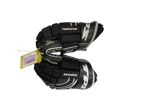 Vist Large View of Product Image Which is Used TPS Hockey R2 Senior Gloves Black 13"