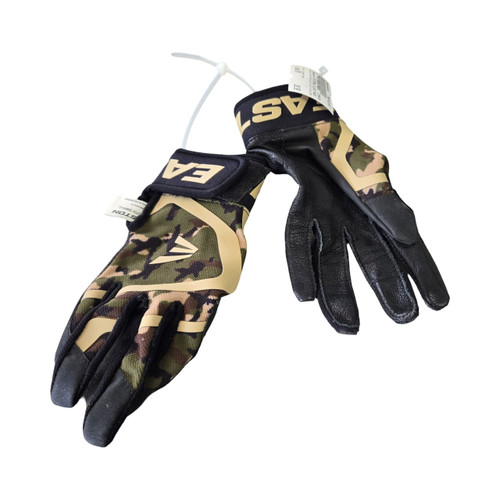 Vist Large View of Product Image Which is Used Easton BATTING GLOVE PAIR YOUTH SMALL BB/SB Batting Gloves Camouflage SM