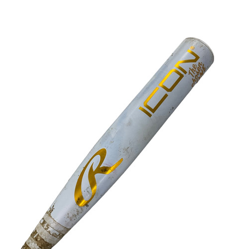 Vist Large View of Product Image Which is Used Rawlings ICON THE CHOSEN ONE BB/SB High School -3 Bat 33"