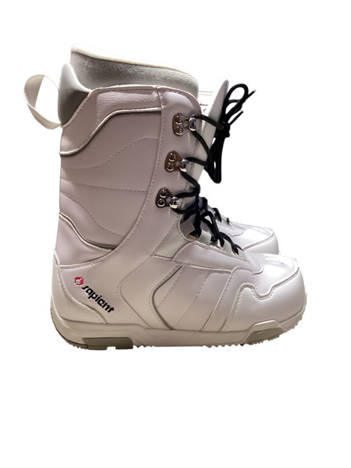 Vist Large View of Product Image Which is Used SAPIENT Womens Snowboard Boots White Senior 9