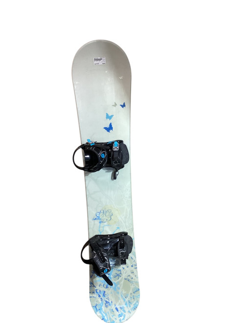 Vist Large View of Product Image Which is Used M3 ESCAPE Womens Board/Bindings White And Royal Blue 155 cm