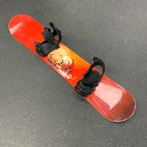 Vist Large View of Product Image Which is Used Morrow SOURCE Mens Board/Bindings Red 154 cm