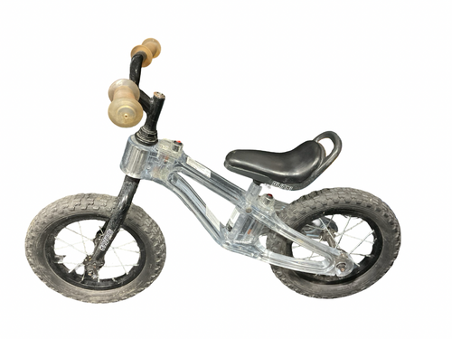 Vist Large View of Product Image Which is Used BLINKI LIGHT UP Training Wheel Bike Boys White 12"