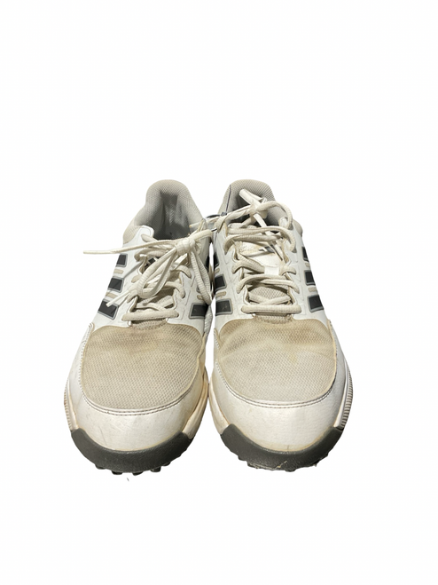 Vist Large View of Product Image Which is Used Adidas Mens Golf Shoes White Senior 9.5
