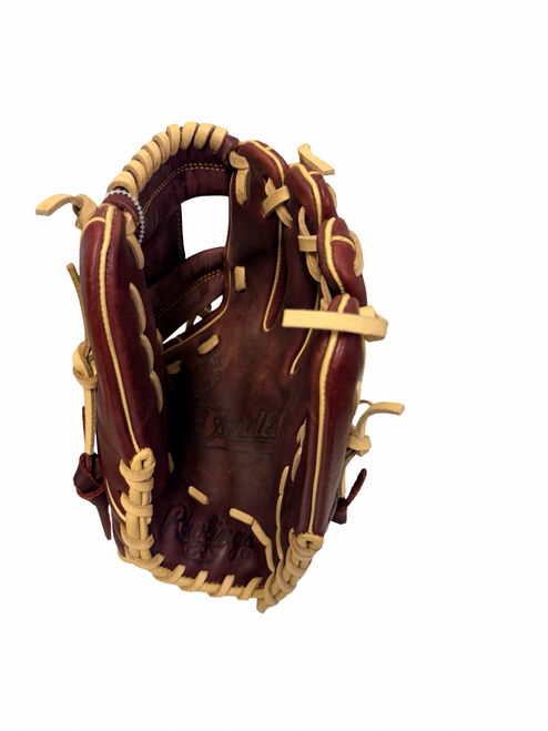 Vist Large View of Product Image Which is Used Rawlings SANDLOT S1150IS Leather Baseball Glove RH Throw 11 1/2"