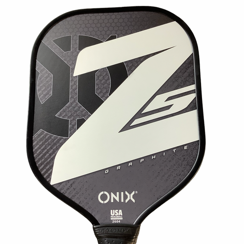Vist Large View of Product Image Which is Used Onix GRAPHITE 25 Pickleball Racquet Black