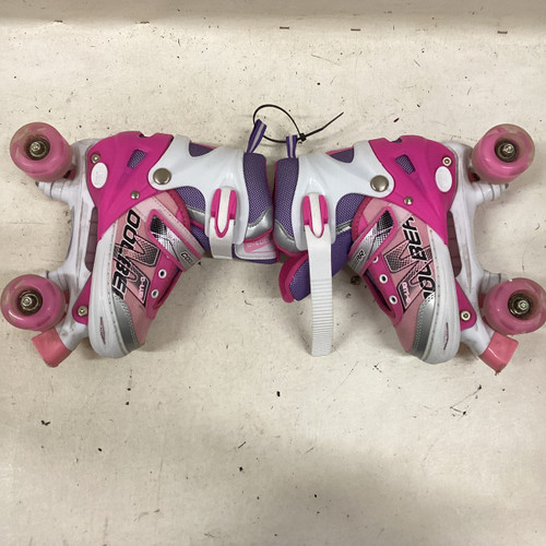 Vist Large View of Product Image Which is Used COOLBEAR ADJ MD Junior Rec Fitness Skates Pink Adjustable