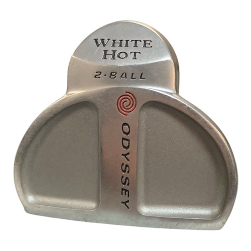 Vist Large View of Product Image Which is Used Odyssey WHITE HOT 2 BALL LINED Mens Putter RH