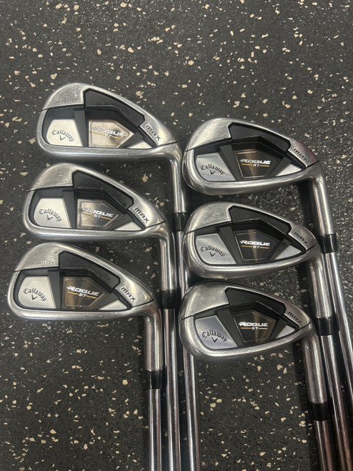 Vist Large View of Product Image Which is Used Callaway ROGUE ST MAX Mens Iron Set RH 5I-GW/AW
