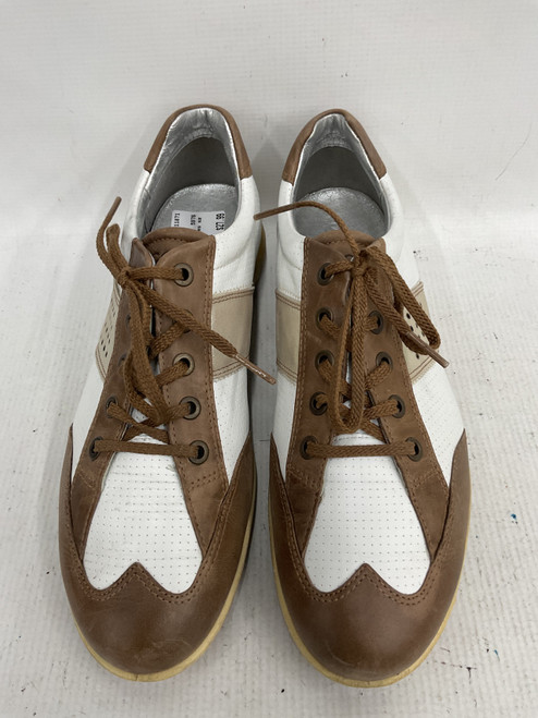 Vist Large View of Product Image Which is Used Ecco Womens Golf Shoes White Senior 9