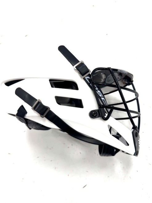 Vist Large View of Product Image Which is Used Cascade CS 12 Lacrosse Helmet White One Size