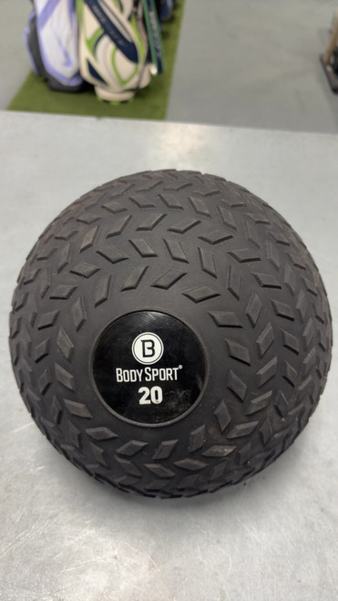 Vist Large View of Product Image Which is Used BodySport Slam Ball Black 20 lb