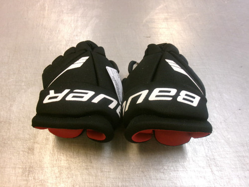 Vist Large View of Product Image Which is Used Bauer LIL SPORT Youth Gloves Black 8"