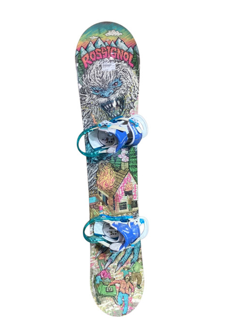 Vist Large View of Product Image Which is Used Rossignol ALIAS Boys Board/Binding Carolina Blue 140 cm