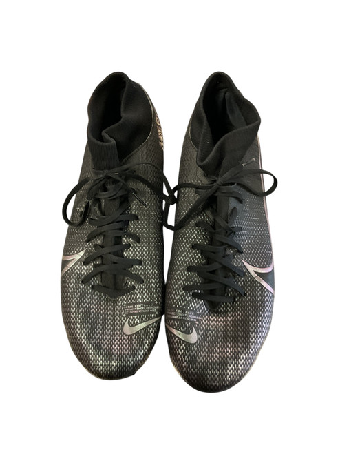 Vist Large View of Product Image Which is Used Nike Soccer Cleats Black Senior 9