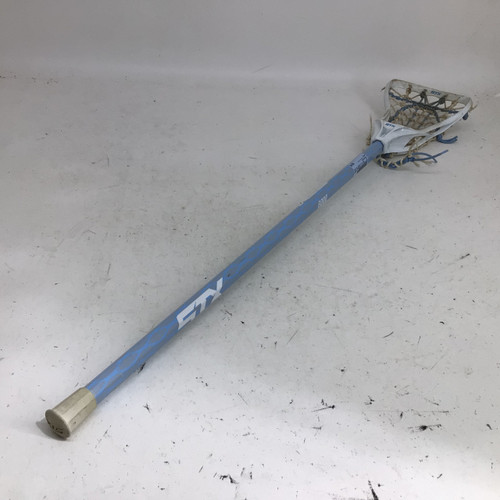Vist Large View of Product Image Which is Used STX 6000 43 IN WOMENS LAX STICK Wmn Atk/Mid Complete Stick Carolina Blue