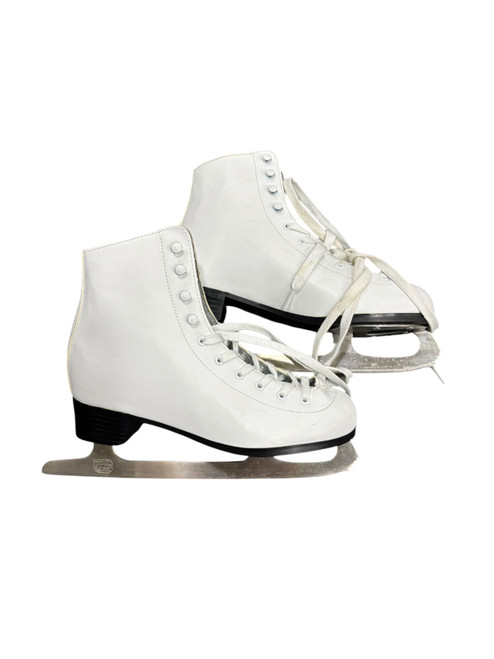 Vist Large View of Product Image Which is Used WinnWell PATINS ARTISTIQUE WomensFigure Skate White Senior 8