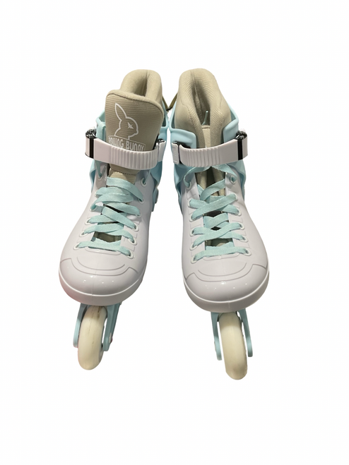 Vist Large View of Product Image Which is Used ROLLING BUNNY SKATES Senior Rec Fitness Skates White Senior 7