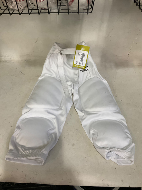 Vist Large View of Product Image Which is Used Shock DR Youth FB Integrated Pants White LG