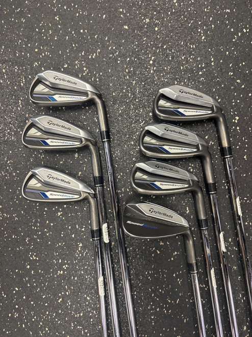 Vist Large View of Product Image Which is Used Taylormade SPEEDBLADE Mens Iron Set RH 5I-GW/AW