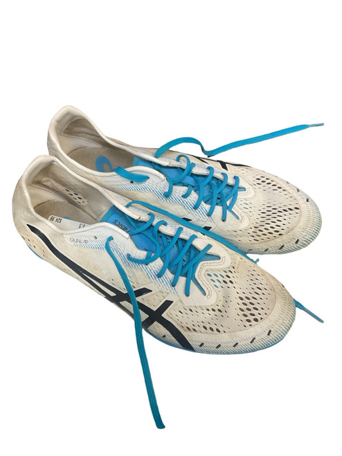 Vist Large View of Product Image Which is Used Asics GUNLAP Track & Field Cleats Adult White Senior 9.5