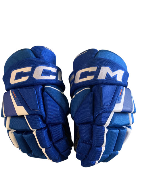 Vist Large View of Product Image Which is Used CCM XF PRO Gloves Royal Blue 13"