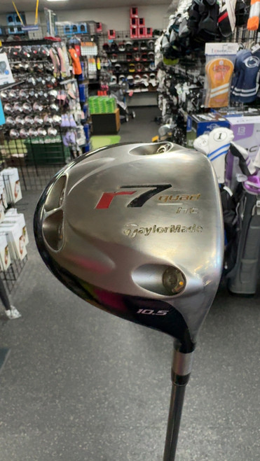 Vist Large View of Product Image Which is Used Taylormade R7 QUAD HT Mens Driver RH 10.5 Degree