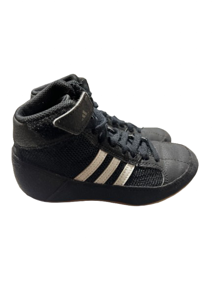 Vist Large View of Product Image Which is Used Adidas Wrestling Shoes Black Youth 12.0