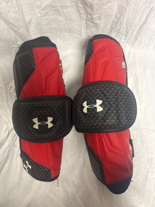 Vist Large View of Product Image Which is Used Under Armour SS Lacrosse Arm Pads/Guards Black MD