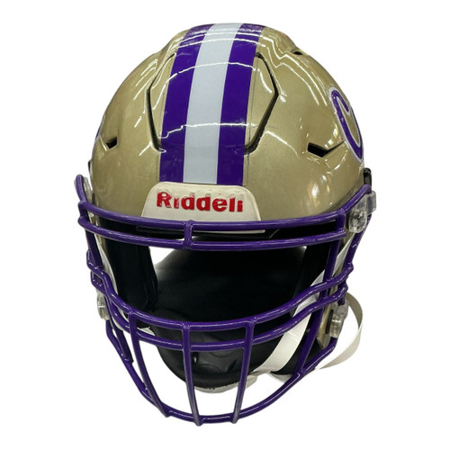 Vist Large View of Product Image Which is Used Riddell 2017 SPEEDFLEX FB Helmet Gold XL