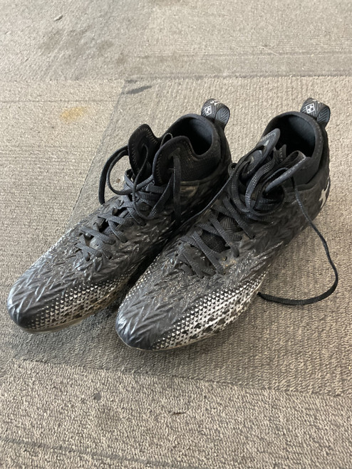 Vist Large View of Product Image Which is Used Under Armour SPOTLIGHT Adult FB Cleats Black Senior 10