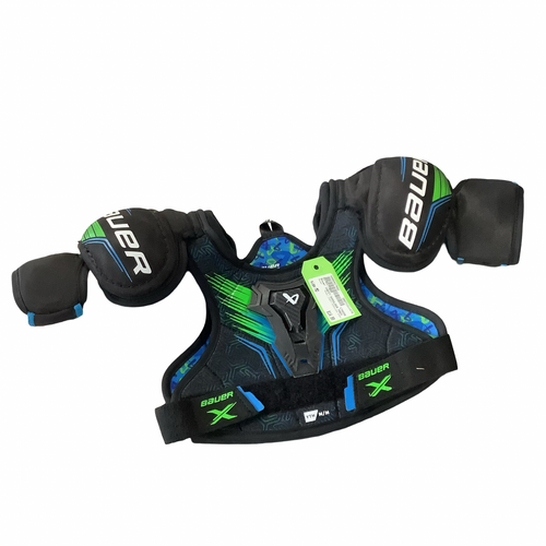 Vist Large View of Product Image Which is Used Bauer CHEST/SHOULDER PADS Youth Shoulder Pads MD
