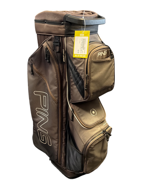 Vist Large View of Product Image Which is Used Ping TRAVERSE CART BAG Mens Cart Bag Brown