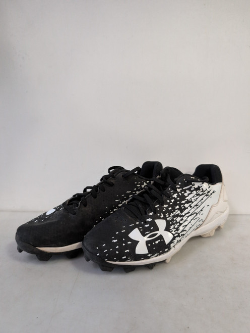Vist Large View of Product Image Which is Used Under Armour BALL CLEAT BB/SB Cleats Black Junior 05