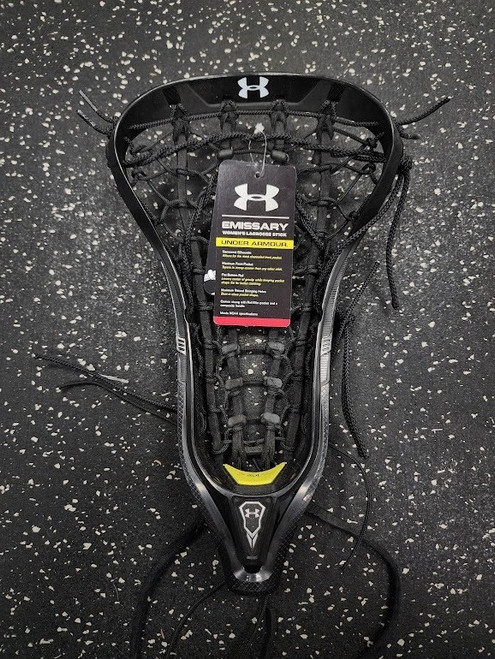 Vist Large View of Product Image Which is Under Armour EMISSARY Womens Lacrosse Head Black