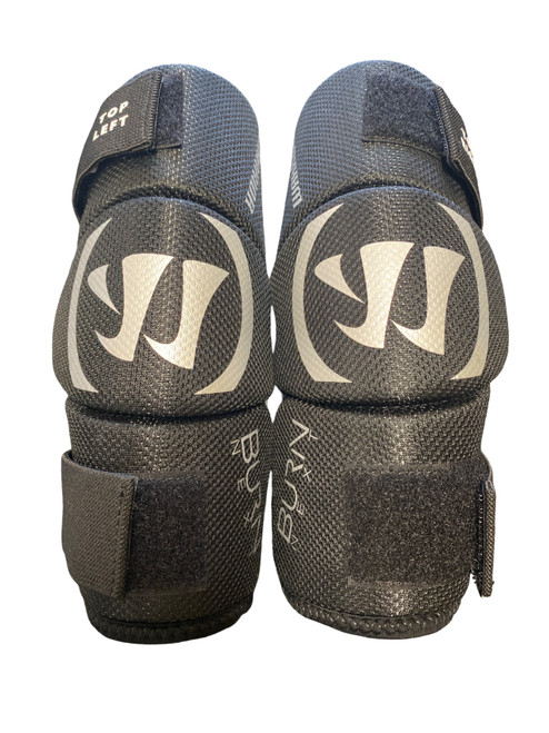 Vist Large View of Product Image Which is Used Warrior BURN NEXT Lacrosse Arm Pads/Guards Black LG