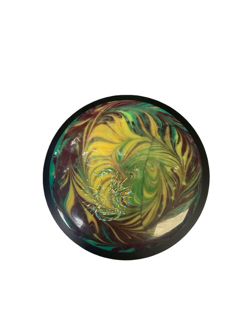 Vist Large View of Product Image Which is Used MVP 2ND LAB NEU TRAIL Disc Golf Driver Yellow 173g