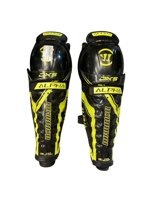 Vist Large View of Product Image Which is Used Warrior DX5 15 SG Senior Shin Guards Black 15"