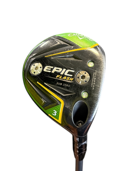 Vist Large View of Product Image Which is Used Callaway EPIC FLASH SUB ZERO Mens Fairway Wood RH 3 Wood
